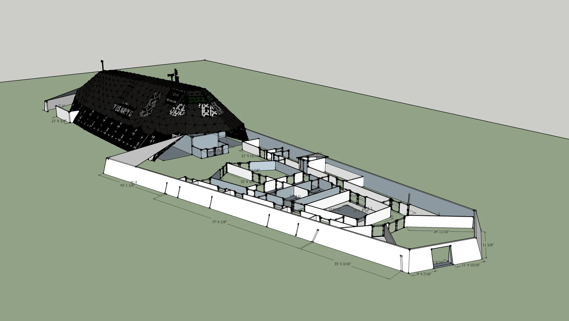David Hertz Architect Los Angeles Green Solar Panels Sustainable Award top venice beach california wing house marine mammal rescue center 1 MARC Model -full.jpg