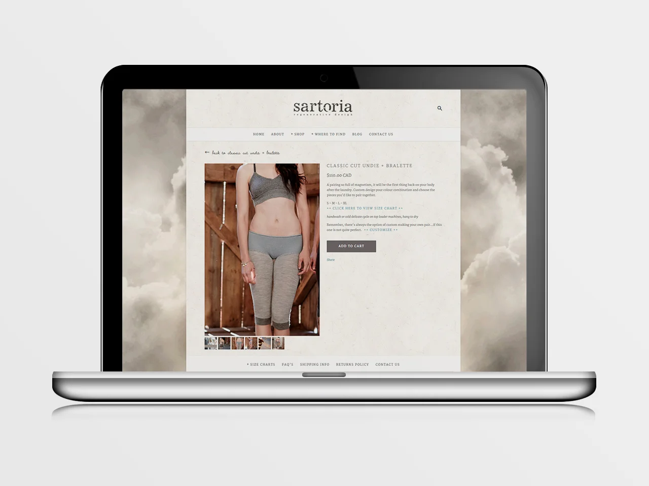 product page