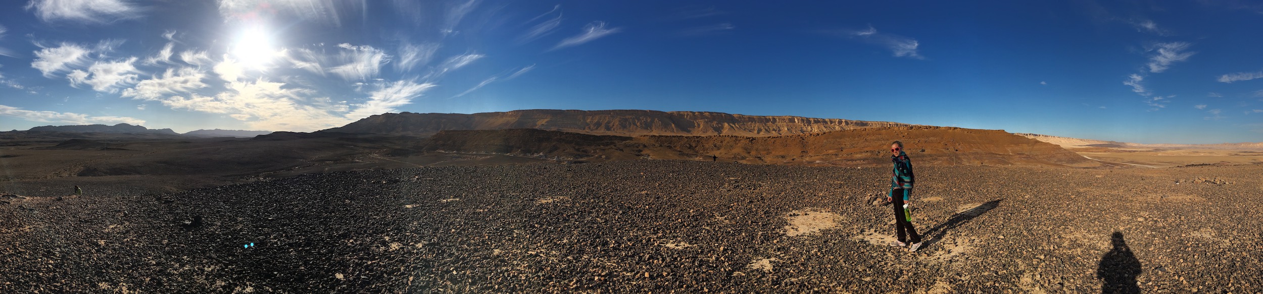 On a walk in Makhtesh Ramon
