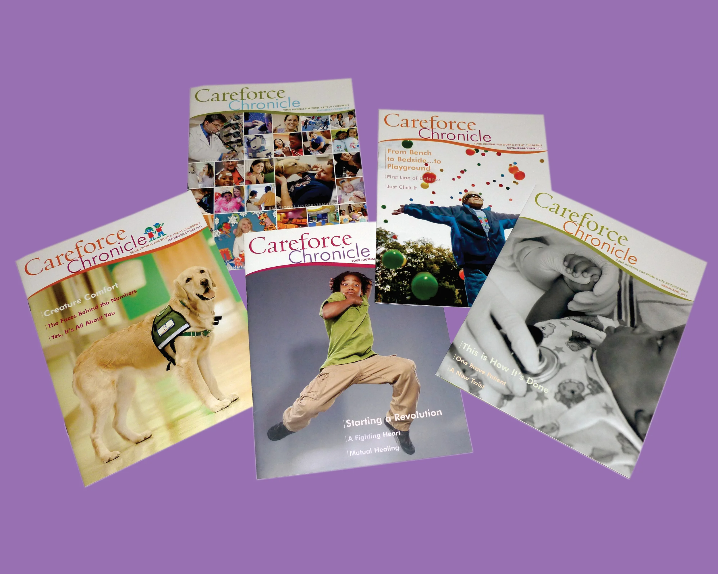 Children's Healthcare of Atlanta: Employee Magazine Covers