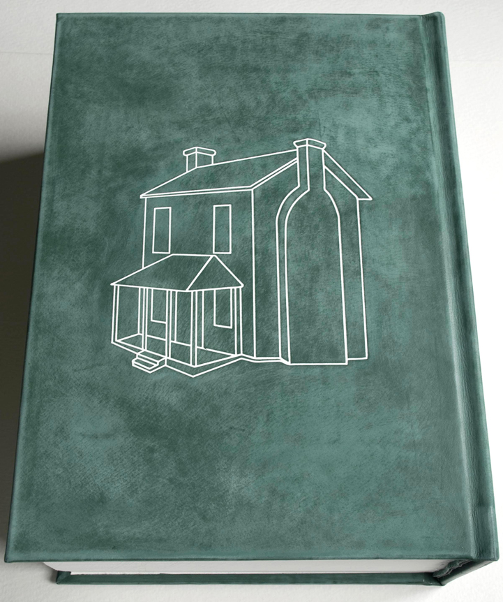 ‘you must have seen Ethan Frome’ 260 page handprinted, leather bound and foil blocked book -2013