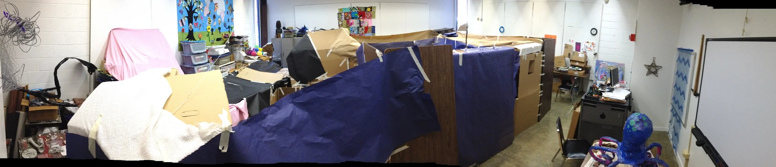 The Embodied Pedagogy of Fort Making (fall 2013)