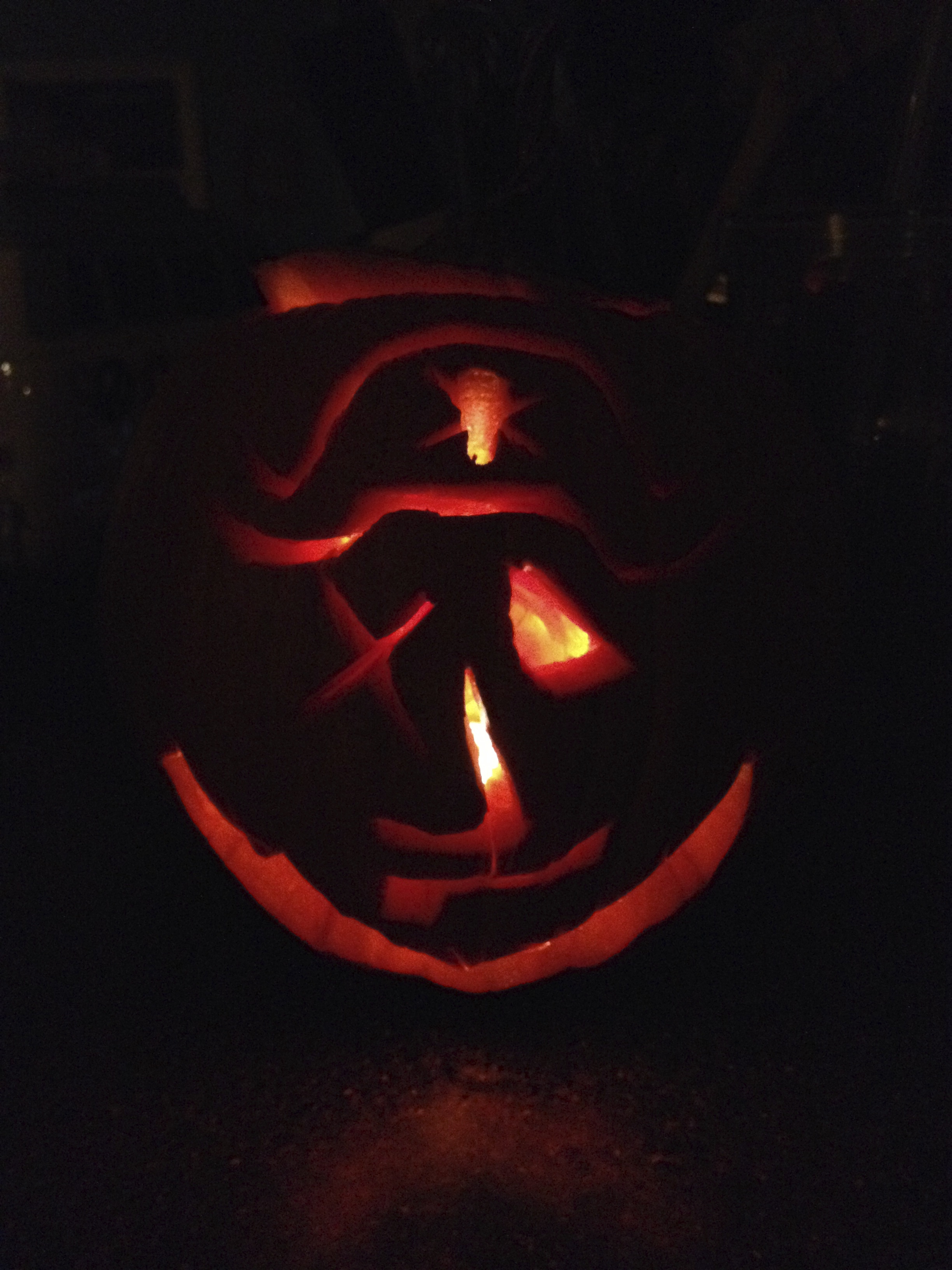 Dad's Pirate Pumpkin