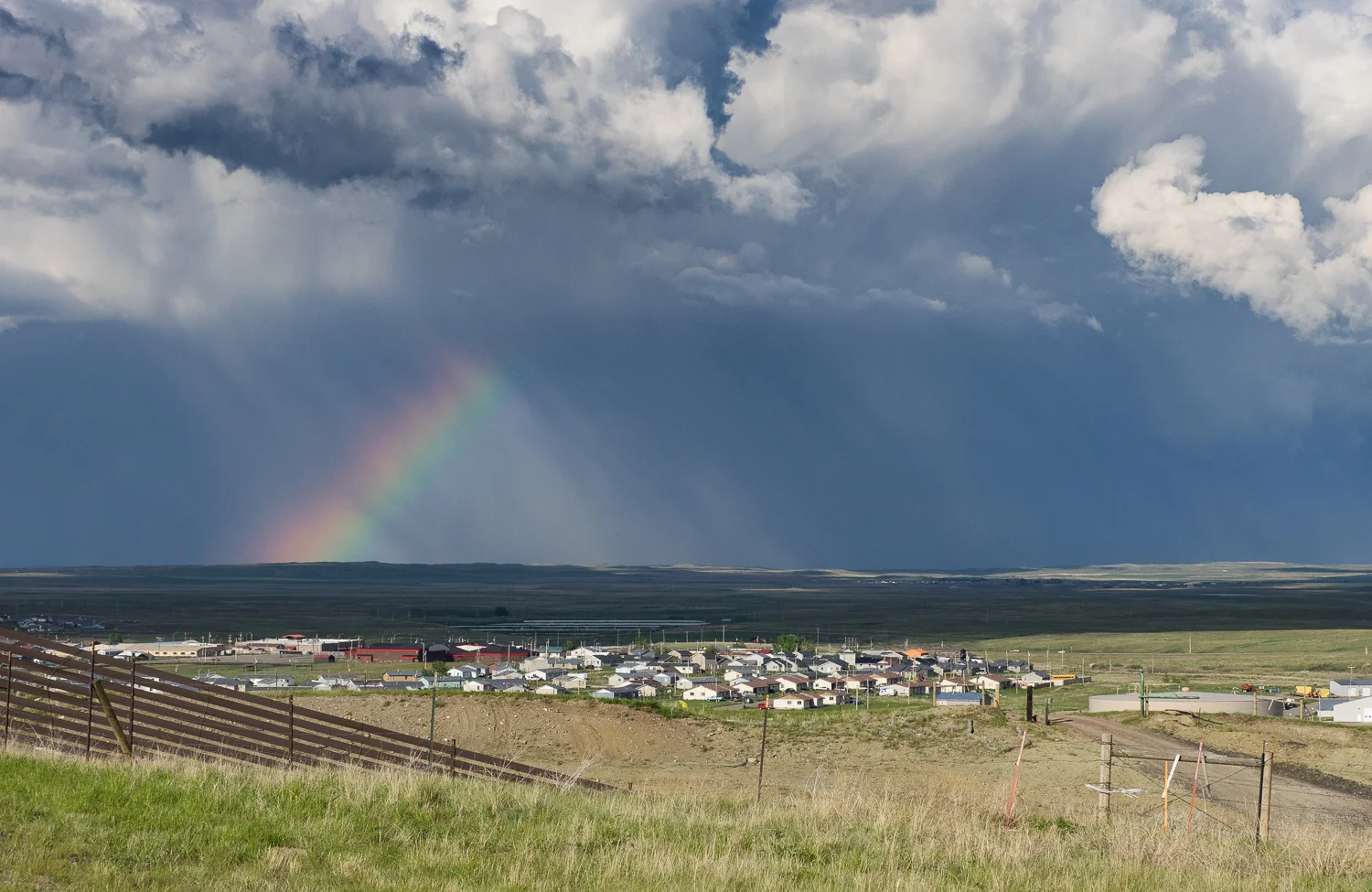 Rainbow over Browning