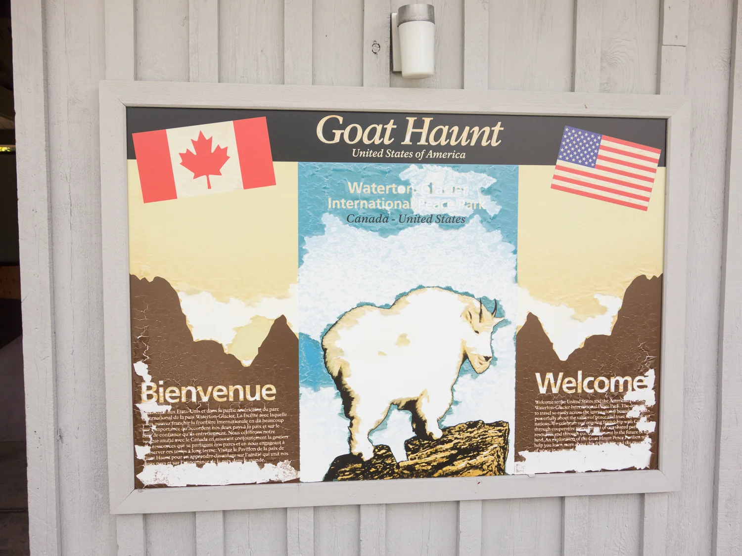 Goat Haunt signboard (June 2015)