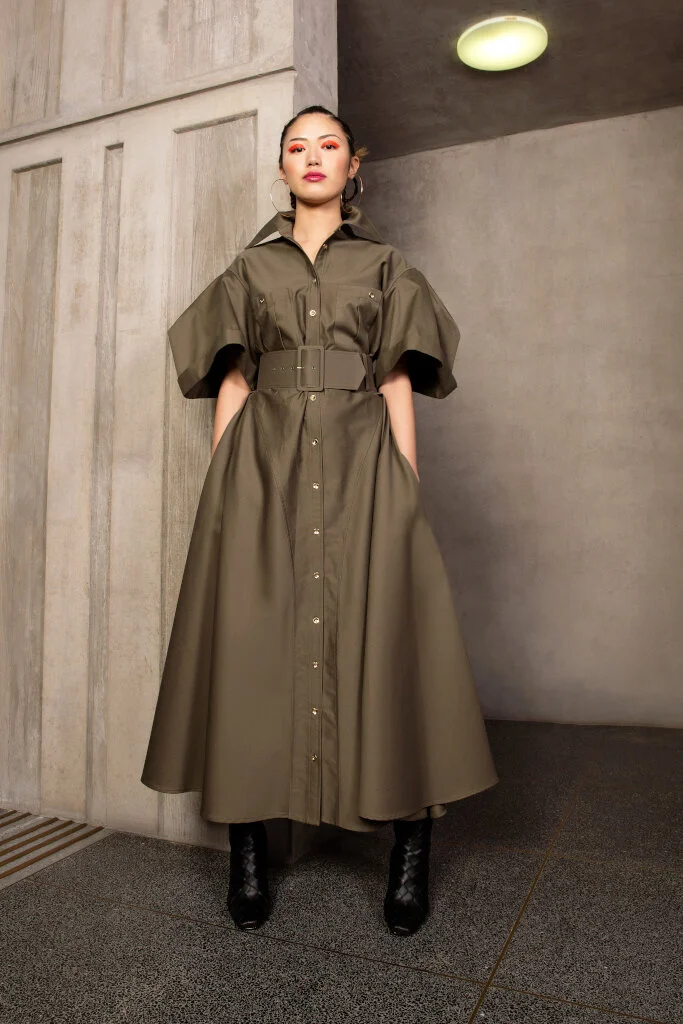 green military shirt dress Military Shirt Dress — R U E D I