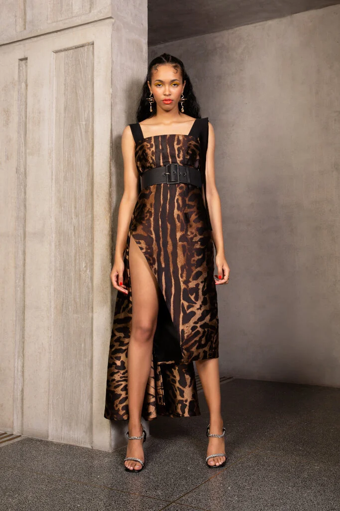 Animal Print Cocktail Dress R U E D I Animal Print Cocktail Dress R U E D I