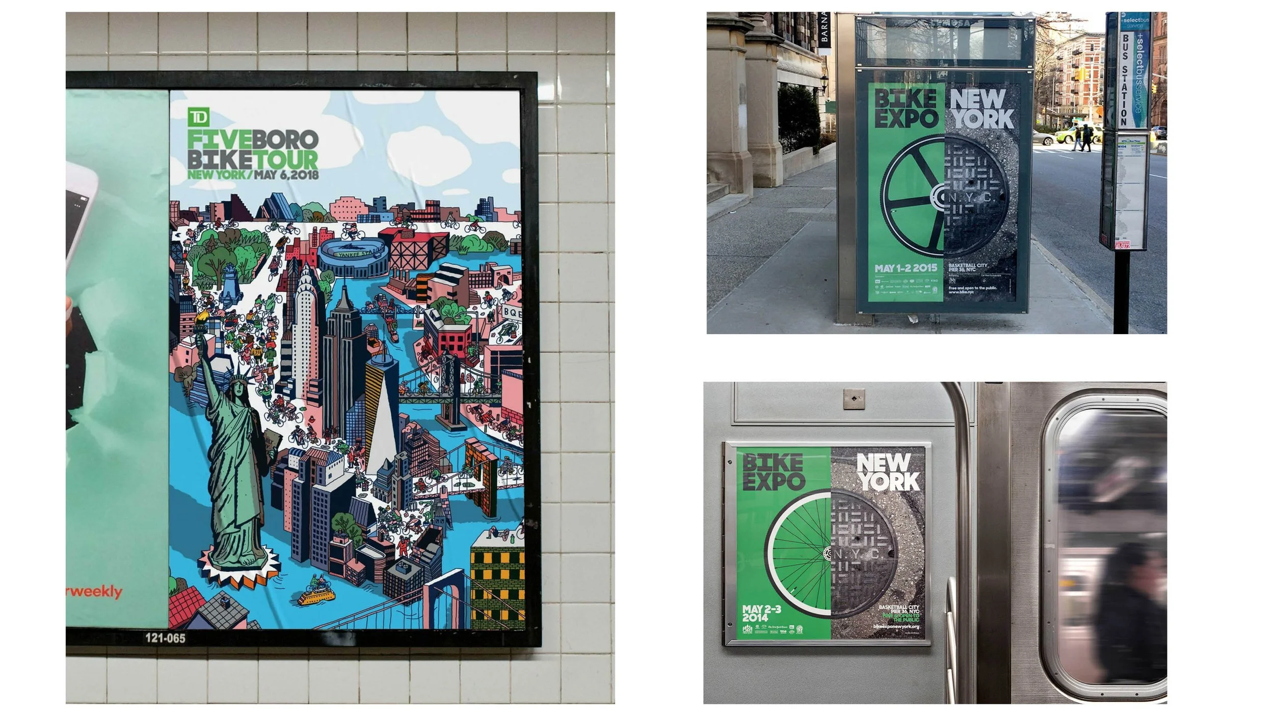 TD Five Boro Bike Tour and Bike Expo New York out-of-home media