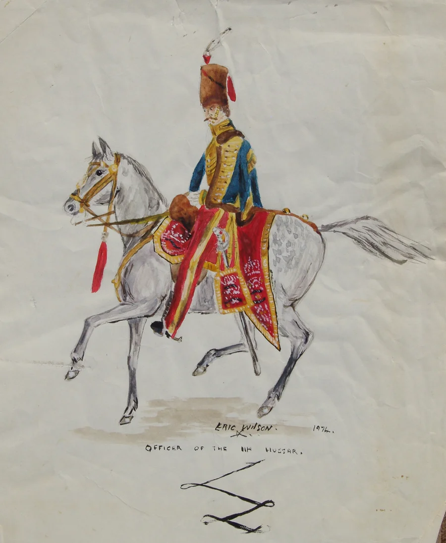 Hussar. Battle of Waterloo
