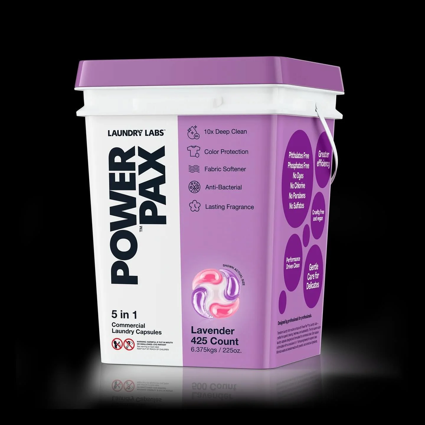 Revolutionize your laundry routine with 5 in 1 PowerPax&trade;&mdash;the ultimate solution for commercial-grade cleaning power. These innovative capsules combine five powerful benefits in one convenient package: stain removal, color protection, odor 