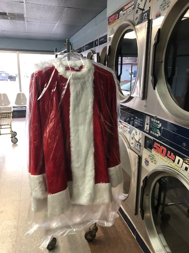 All wrapped up and ready for the North Pole! Christmas is here and White Spot has your back! With the holiday rush, let us handle your laundry this season.