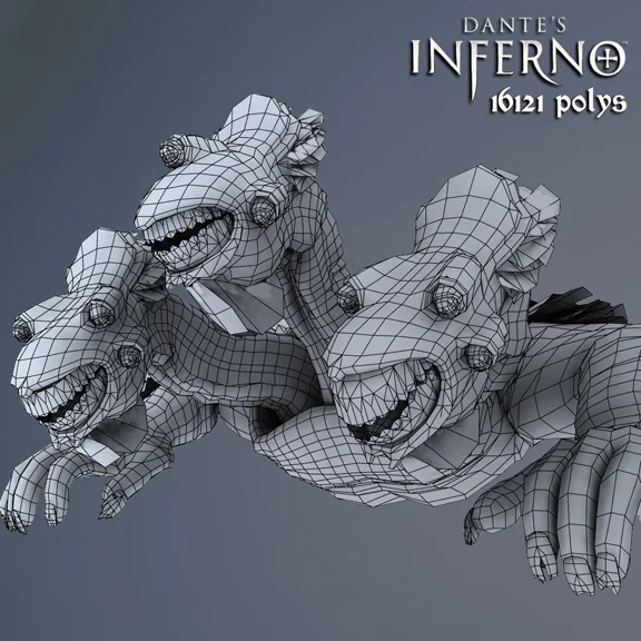 Cerberus In-game Wireframe