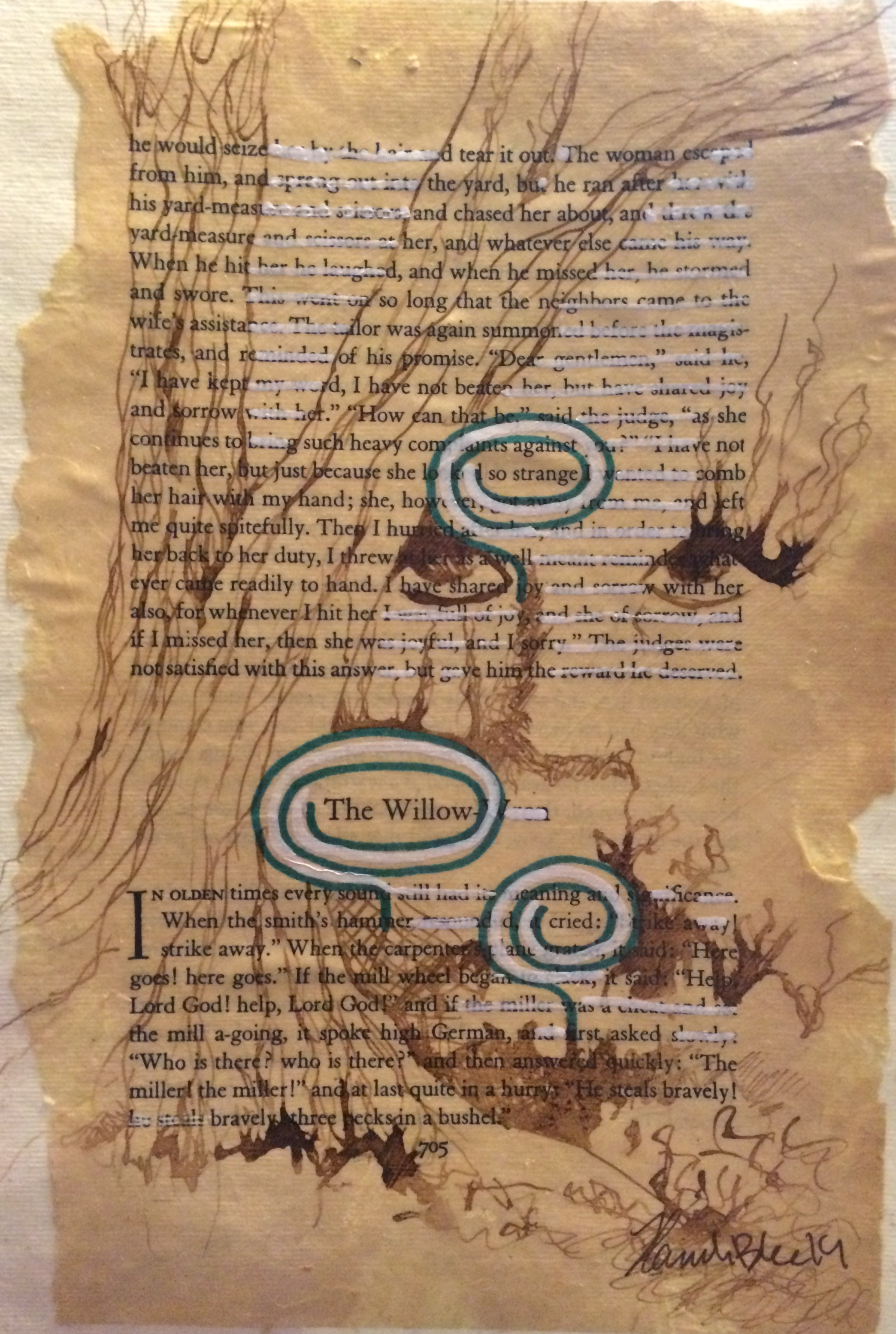So strange, the willow cried