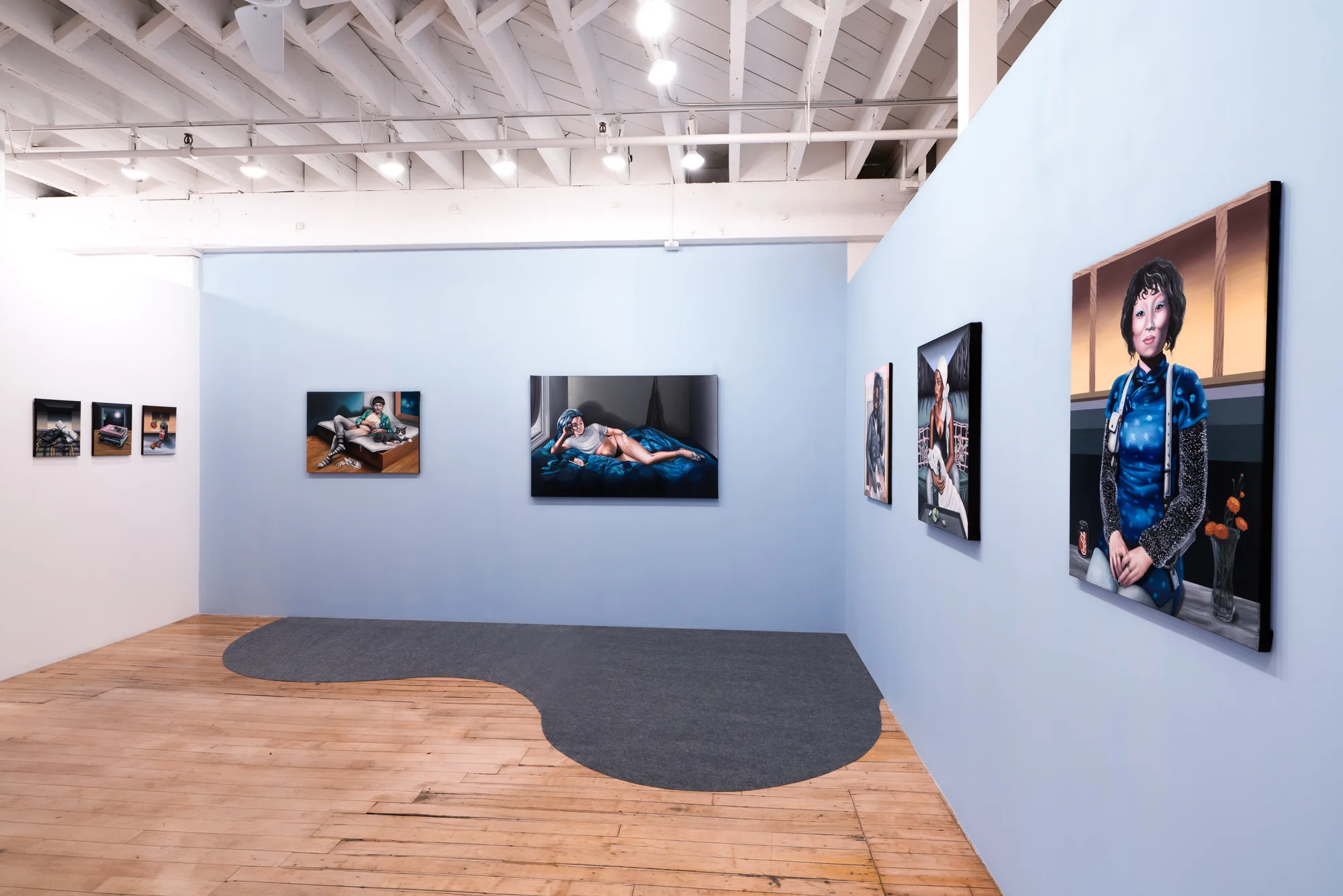 Worlds Without Rooms, installation view The Painting Center, New York.
