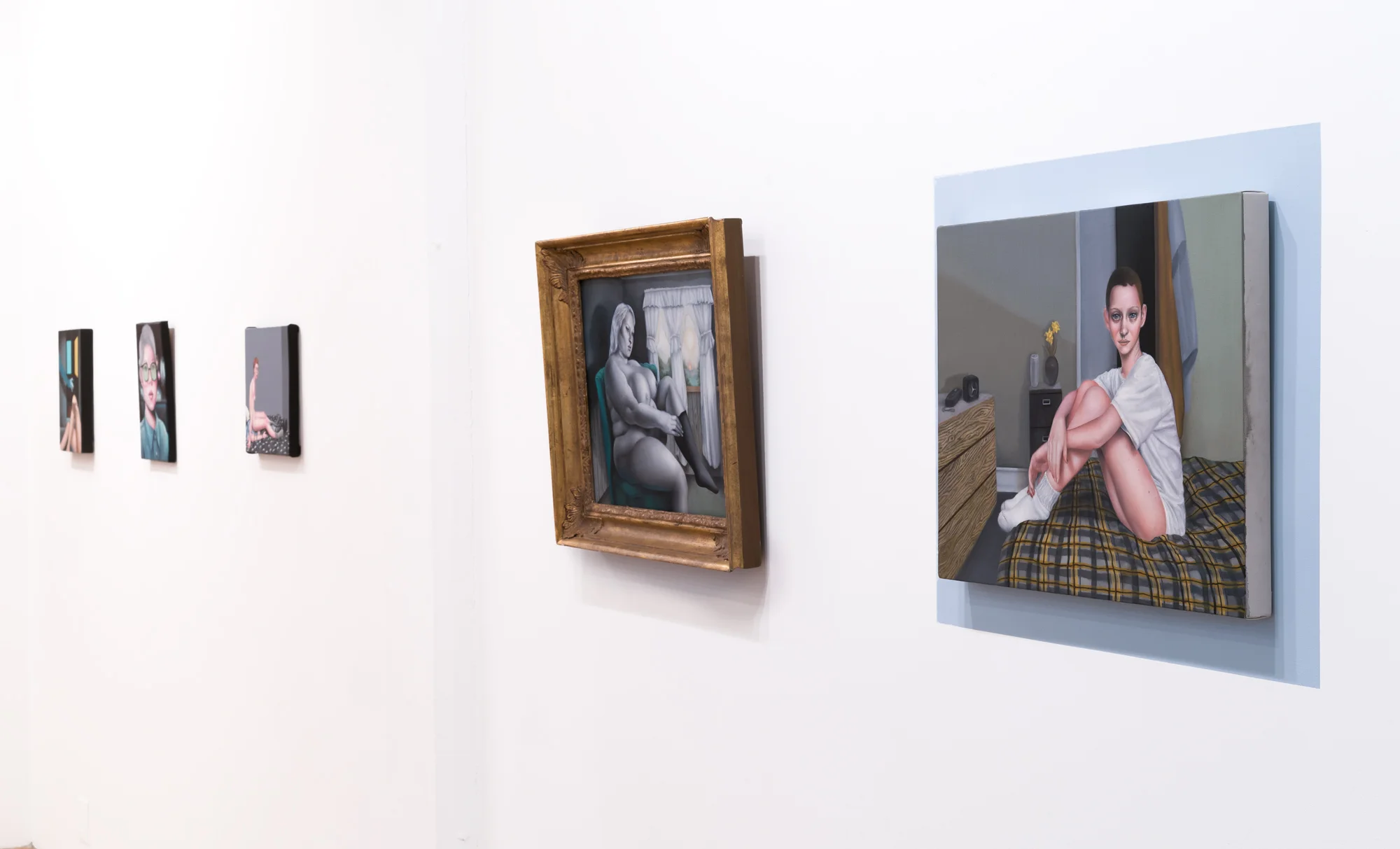 Worlds Without Rooms, installation view The Painting Center, New York.