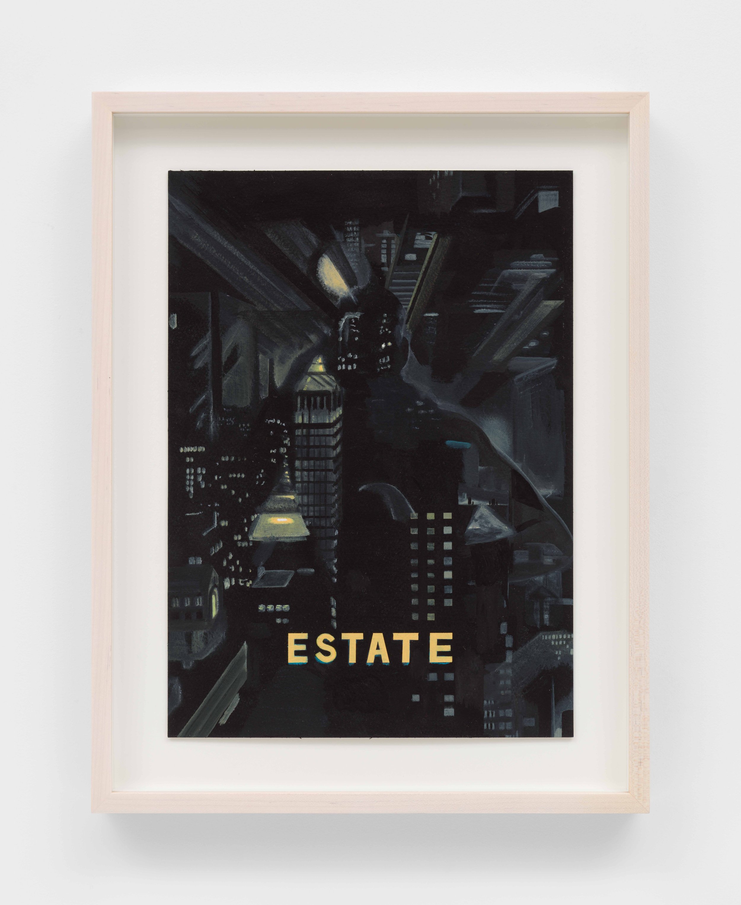 Estate, 2024, Watercolor, acrylic, and colored pencil on paper, 14 1/8 x 10 1/4 in (35.9 x 26 cm)