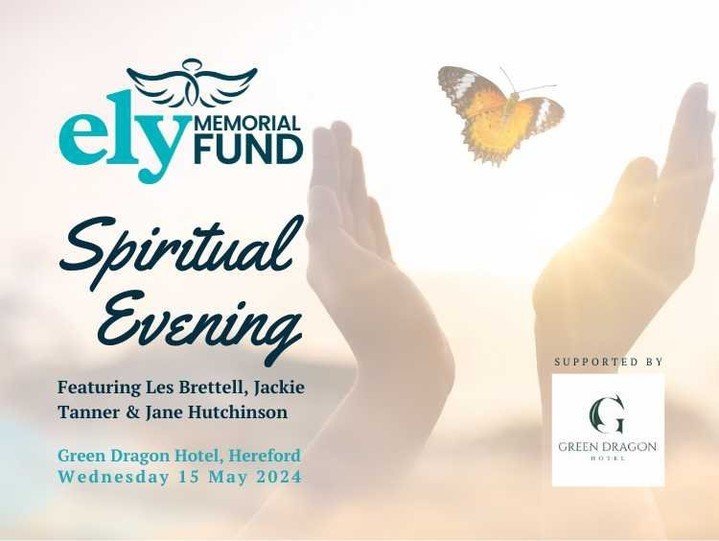 With our successful and oversubscribed Music Bingo evening now behind us, it&rsquo;s time to start looking forward to our upcoming events!

🦋 Spiritual Evening - 15 May🦋
With Les Brettell, Jackie Tanner and Jane Hutchinson
For more information and 