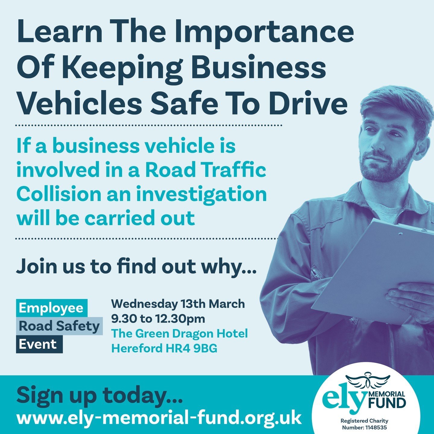 Bookings close in just one hour!

Final call to attend our FREE Employee Road Safety Event tomorrow.

Book online now https://ow.ly/w97F50QQG2s

#drivingsafely #Resources #workplace #StaySafeOnTheRoads