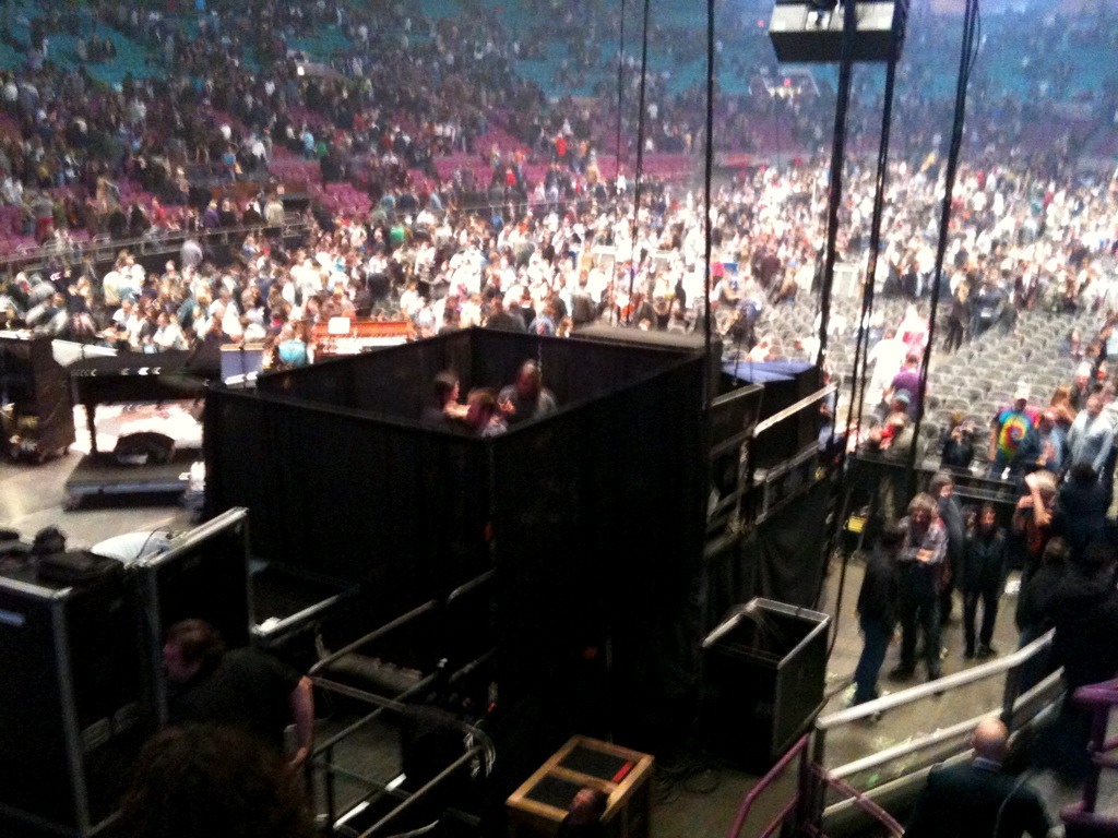 View of stage #furthur #msg 