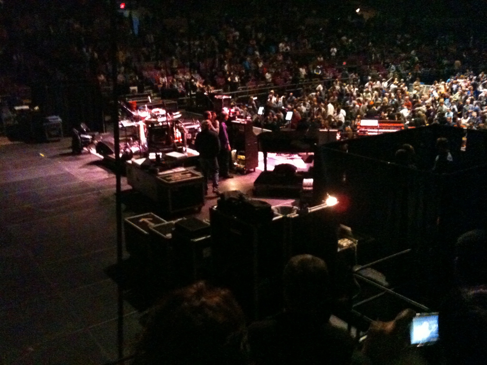 View of stage #furthur #msg 