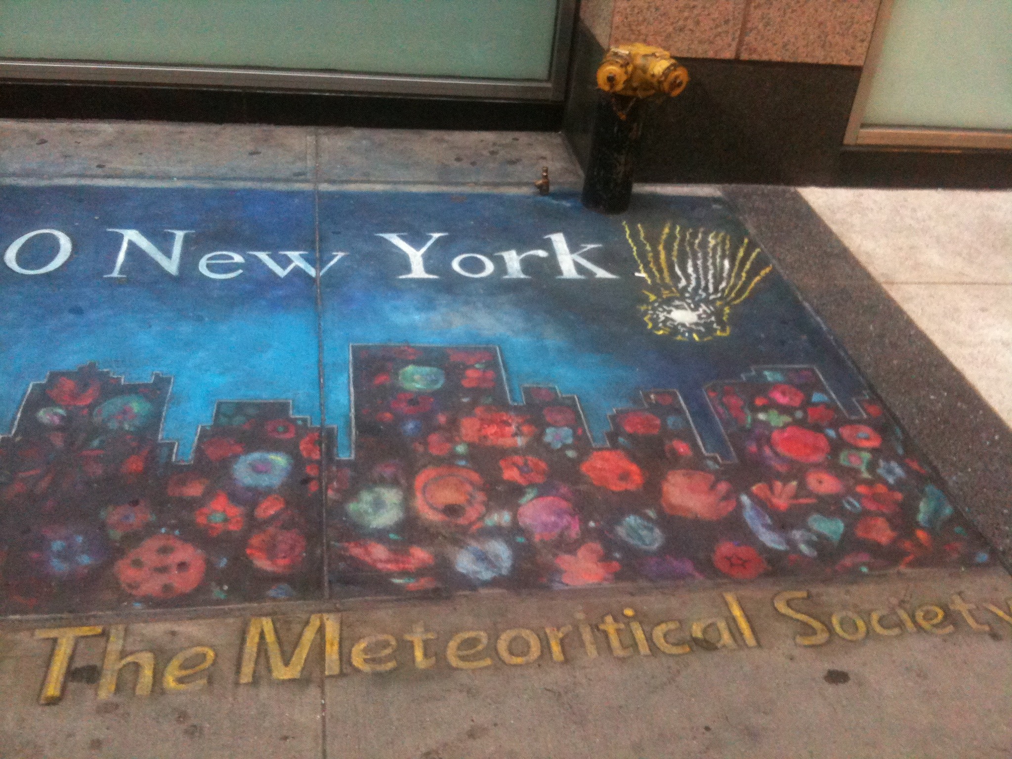 Sidewalk Illustration, NYC