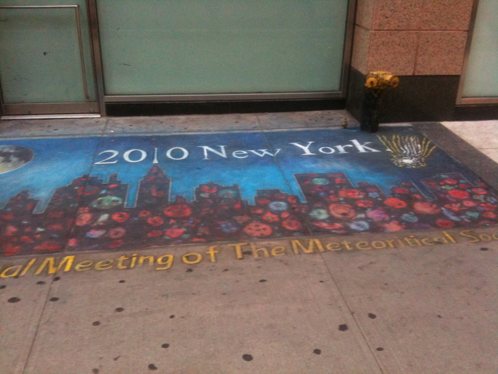 Sidewalk Illustration, NYC