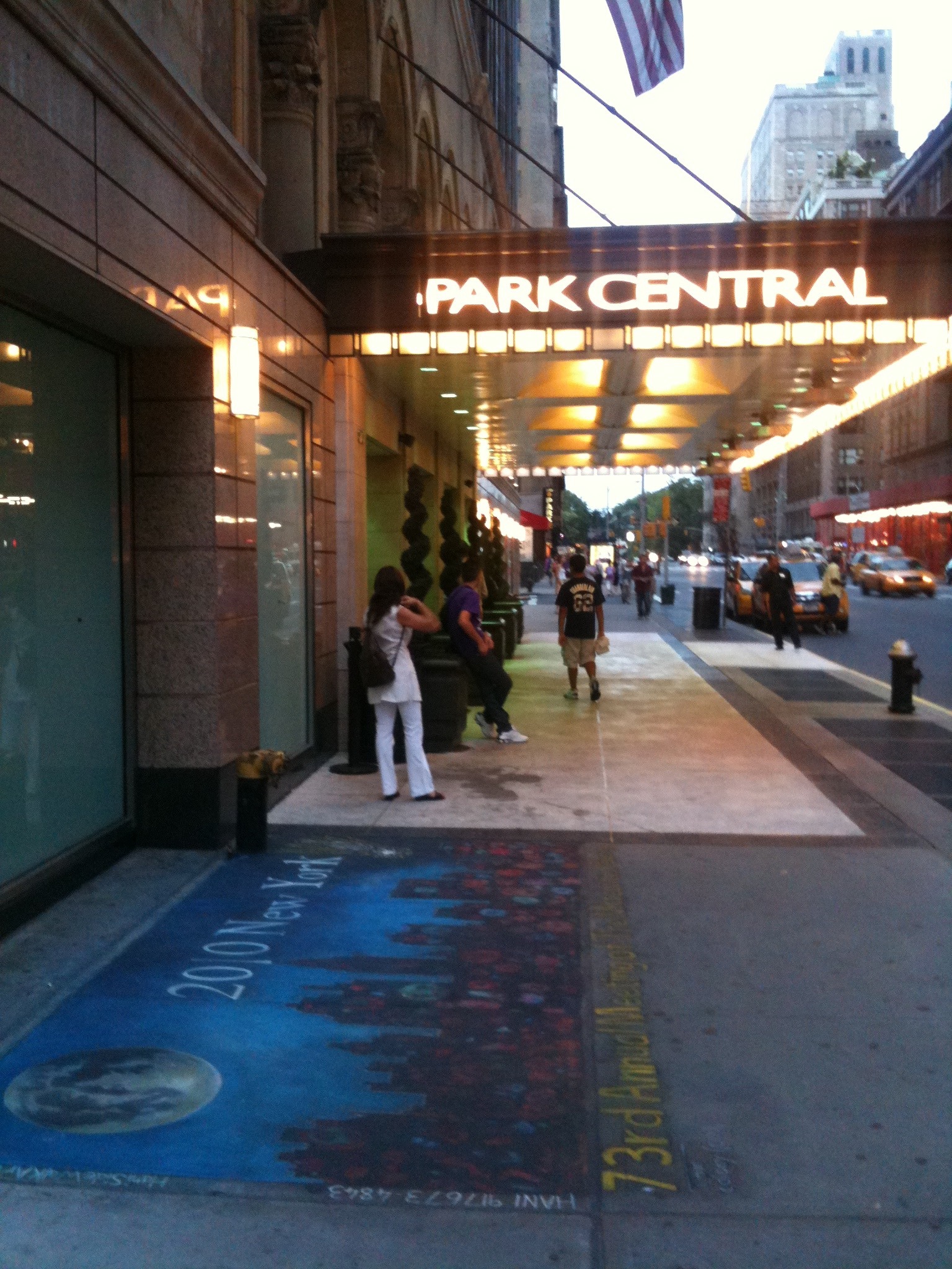 Sidewalk Illustration, NYC