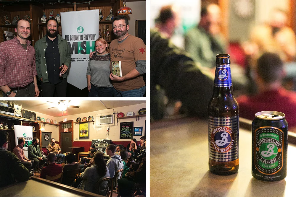 left to right: Chris Quinn (Beer Temple), Michael Kiser (Good Beer Hunting), Katrina Prorock (Archi's), Bill Savage (Chicago by Day & Night) - photo by Clare Britt