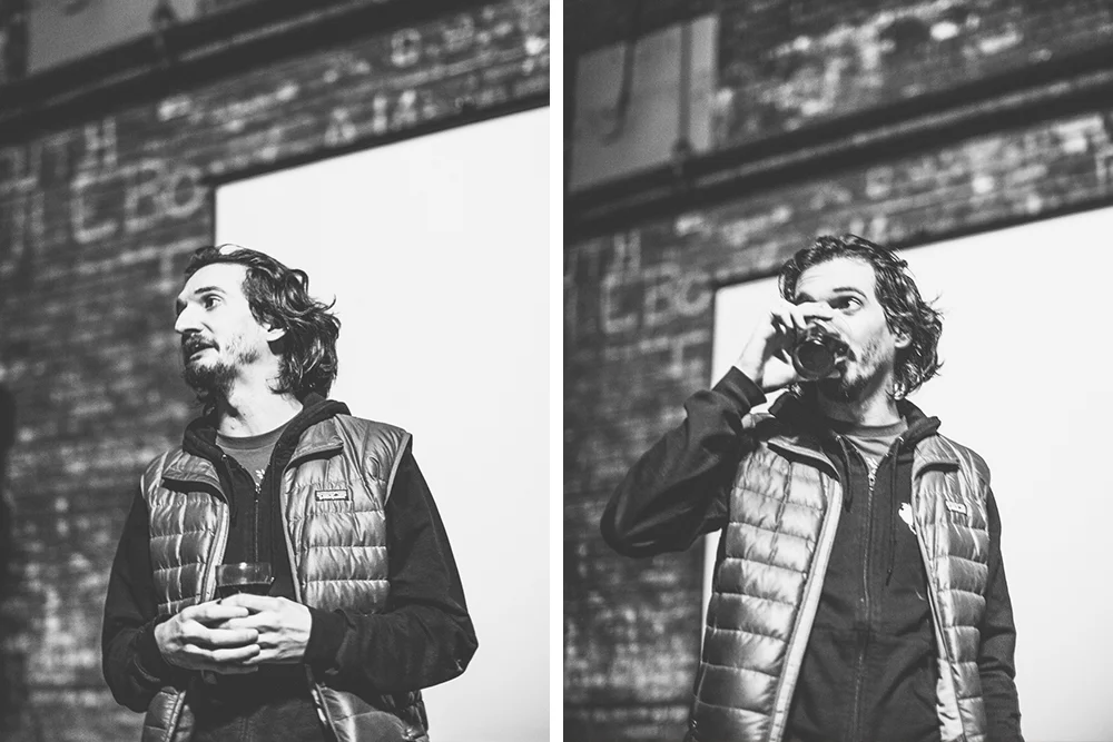 John Laffler, former manager of the Goose barrel program at the Boudonia release party.