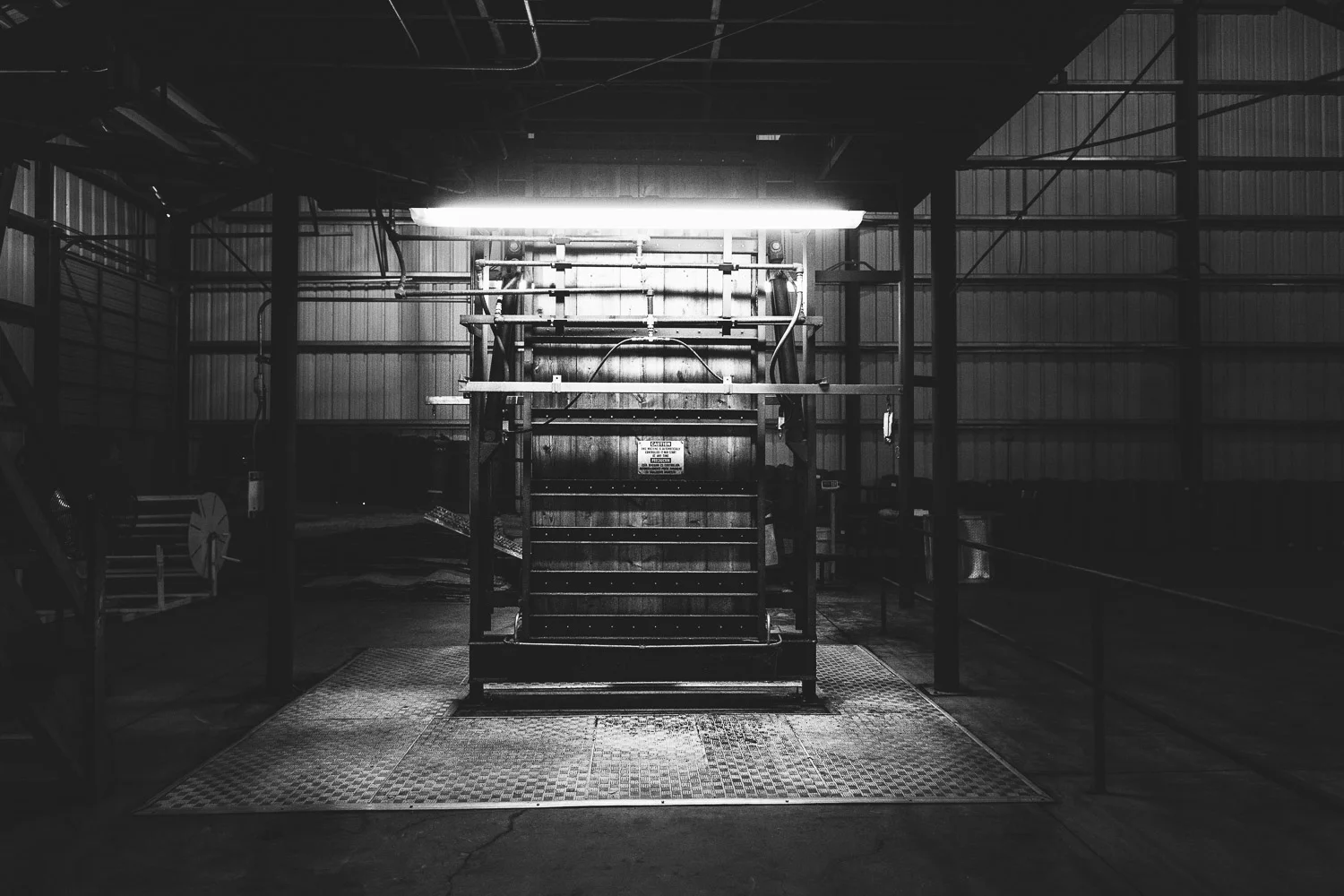 A portrait of the hop baler as an old man