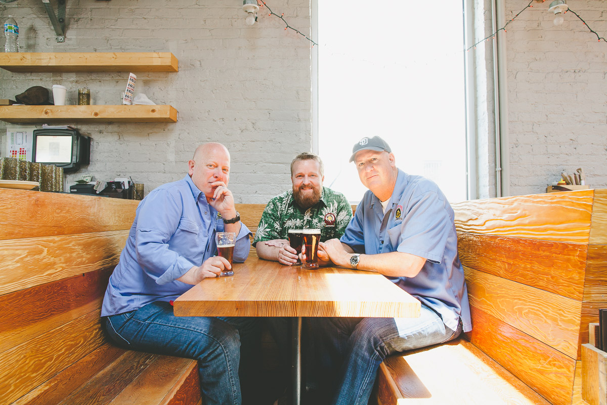 Left to right: Earl Kight III, Colby Chandler, Jack White
