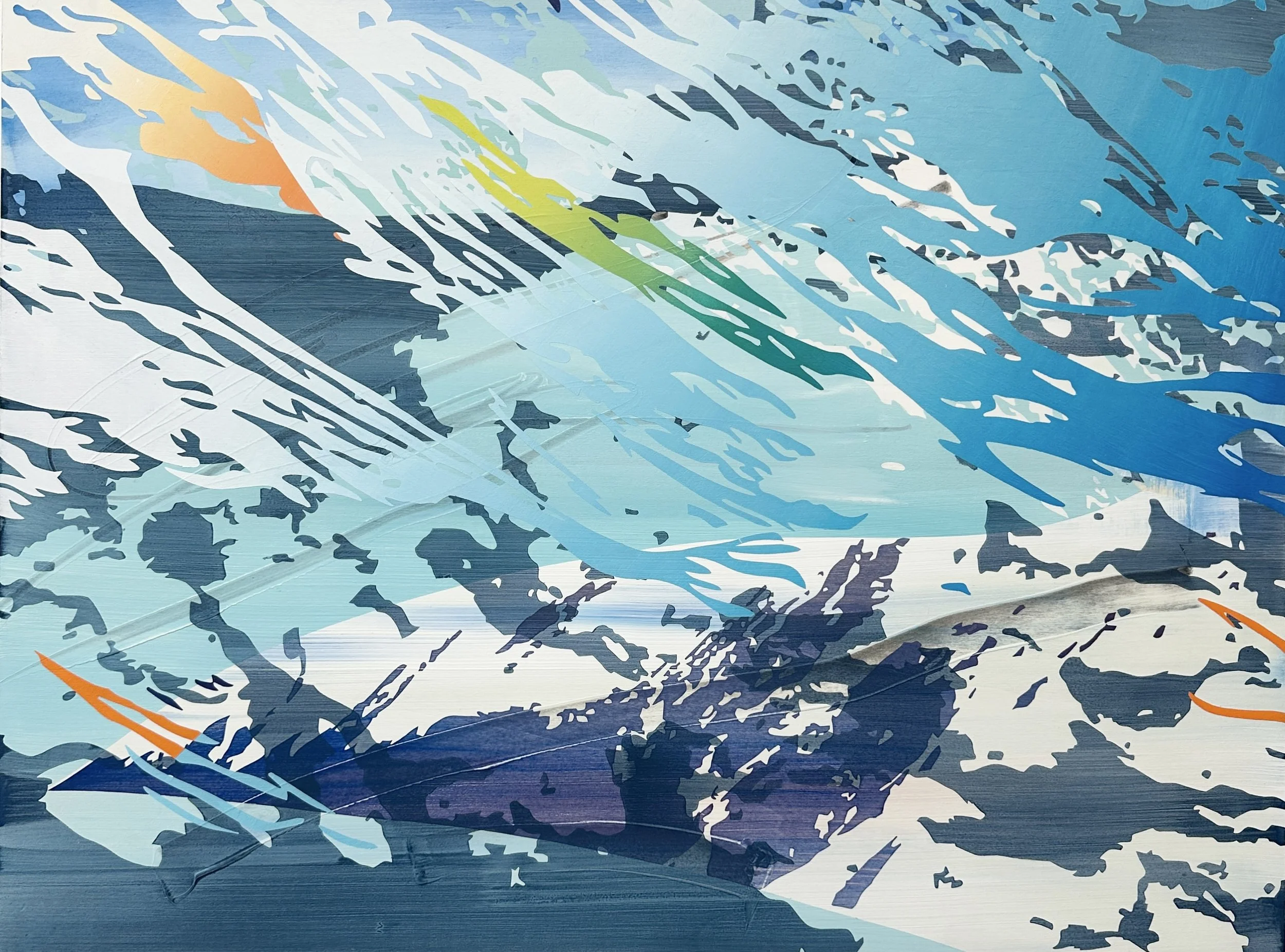 Through falling brightness