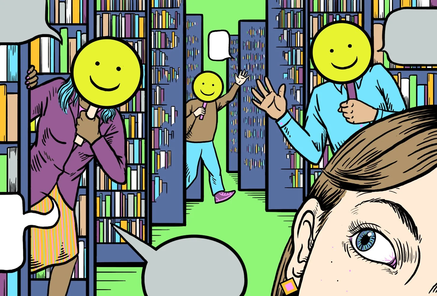  Illustration to accompany an article in  The New York Times  about leadership by Barbara Mistick. January 2016. 