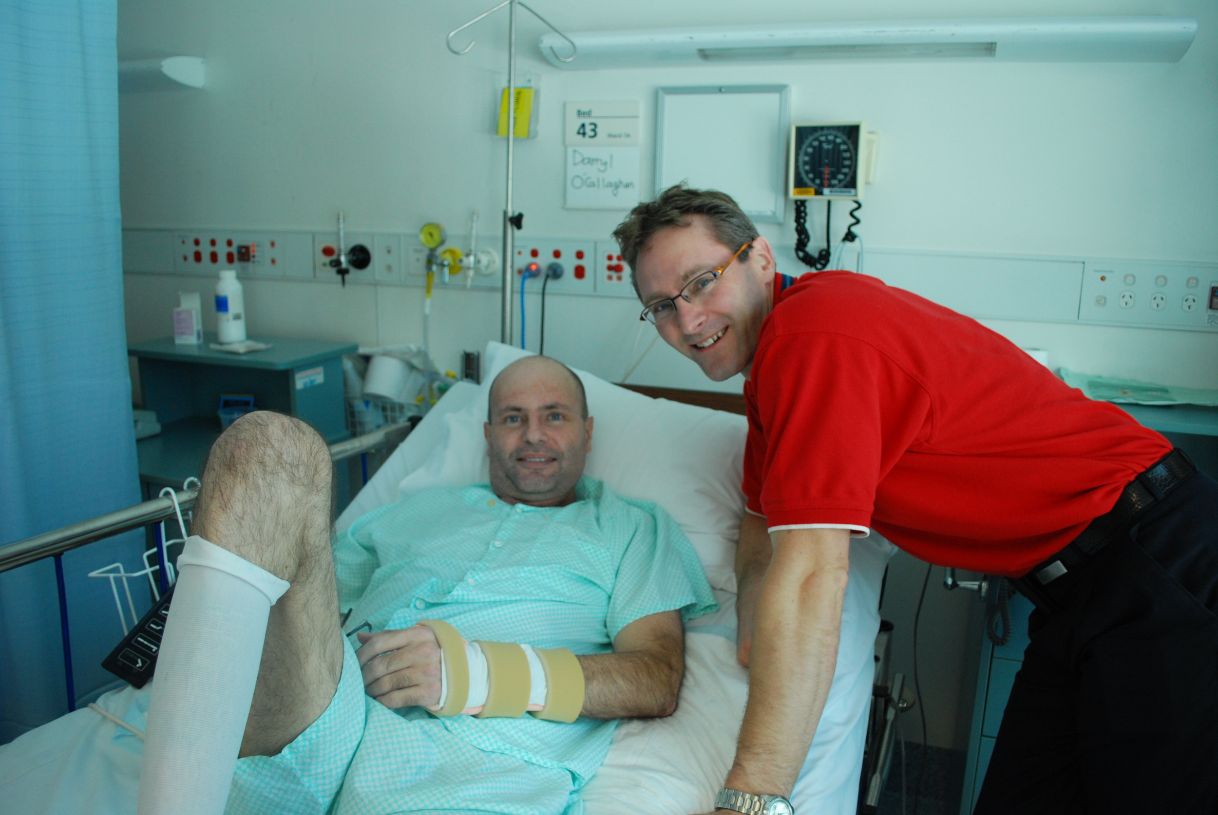 Darryl @ Hospital - 6 October 2010- Leaving RBWH (22).JPG