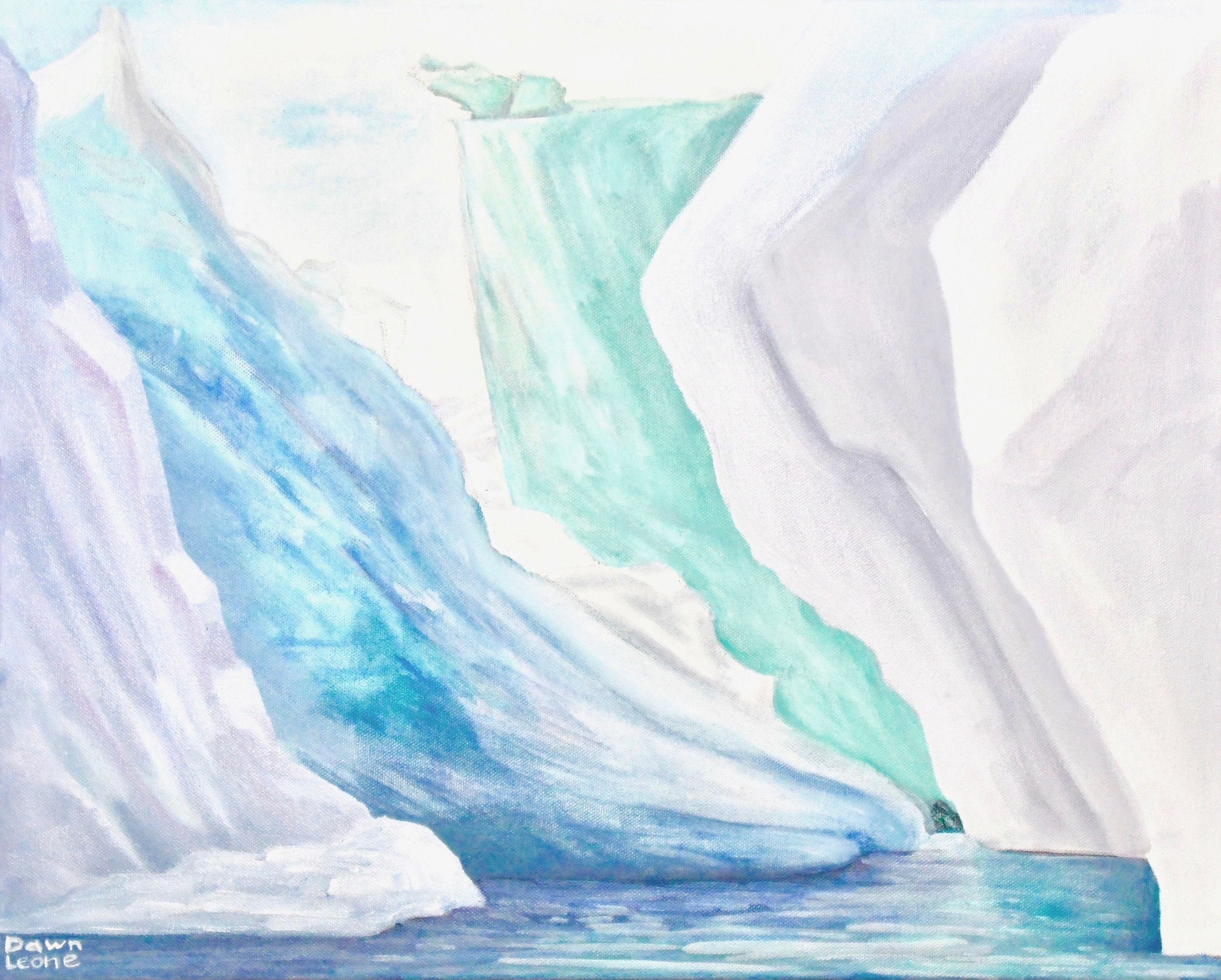 'Sea Glass' oil on canvas 16"x20"