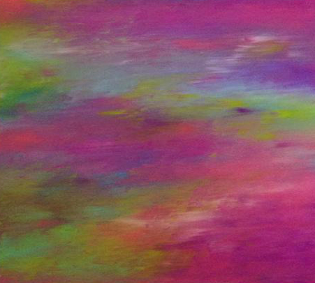 Simplicity 36" x 30" Oil on Canvas This minimalist approach breathes an atmosphere of sweet simplicity. The subdued colours remind us of the quiet tones of earth and nature - breaking down complexity into fractals of happy, blissful components. It reminds us to go deep to find our inner bliss and listen intently to the sound of the hearts land. 