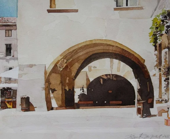 Arches, Uzes. Study