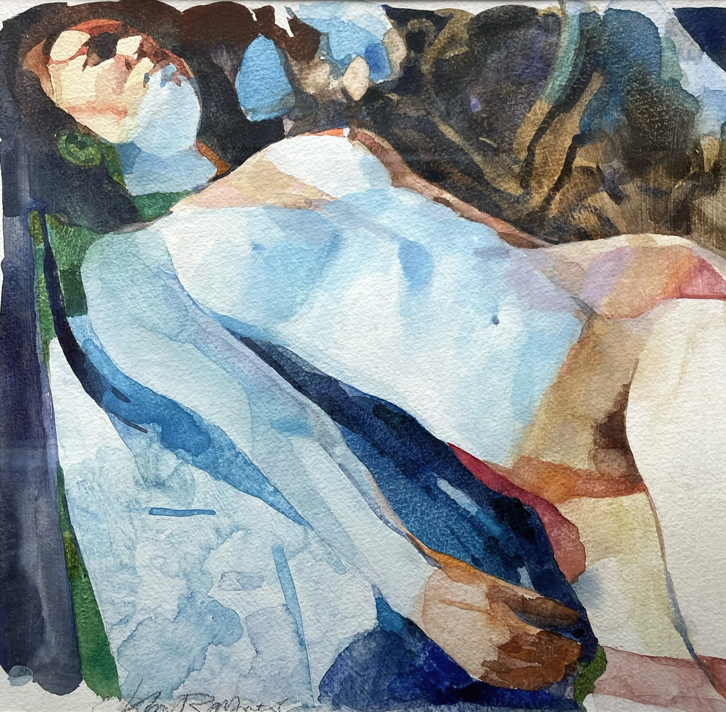 Ellan in Pale Blue Light