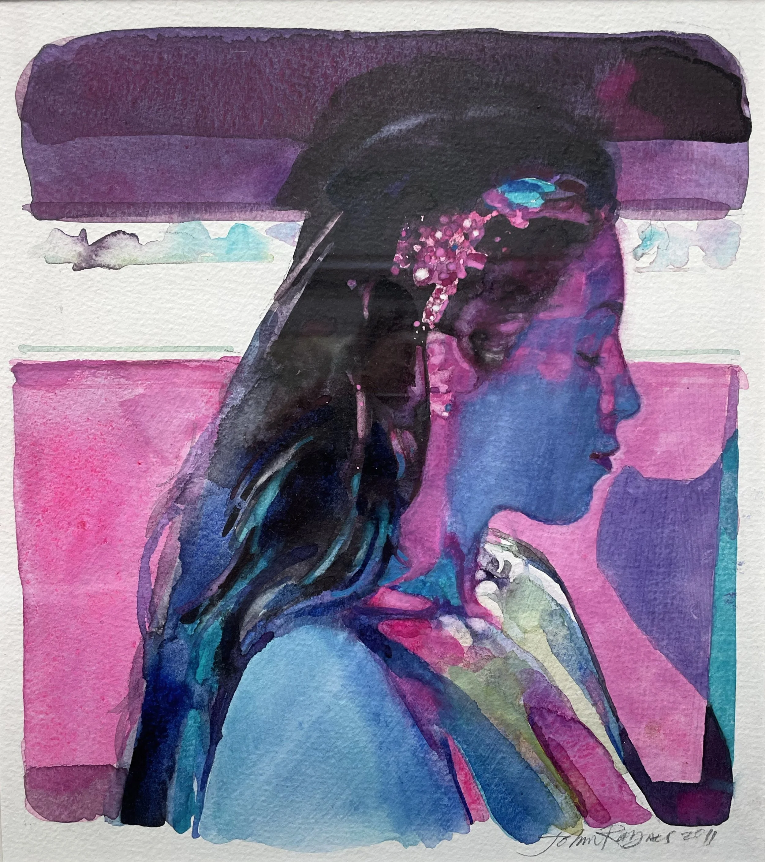 Debi, Magenta and Blue