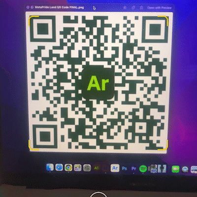 Step 1: Scan the Project QR code.