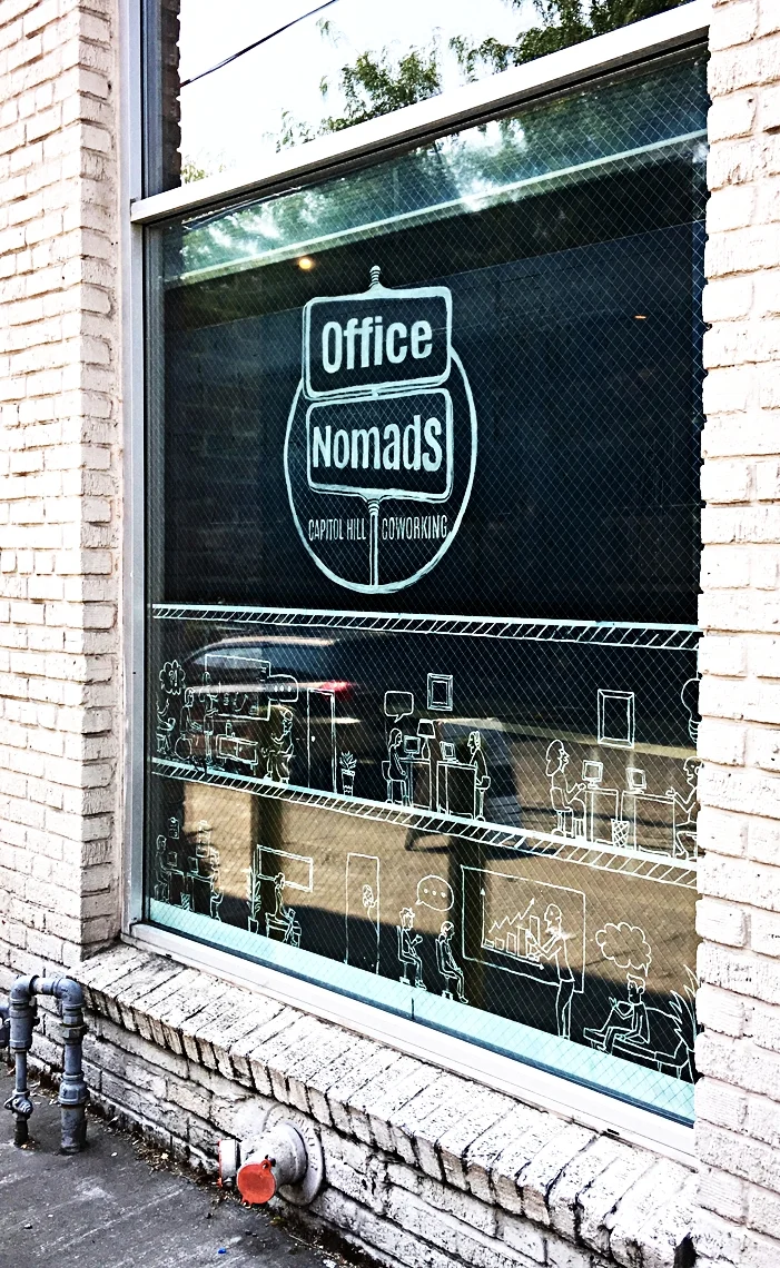 Office Nomads Front Window