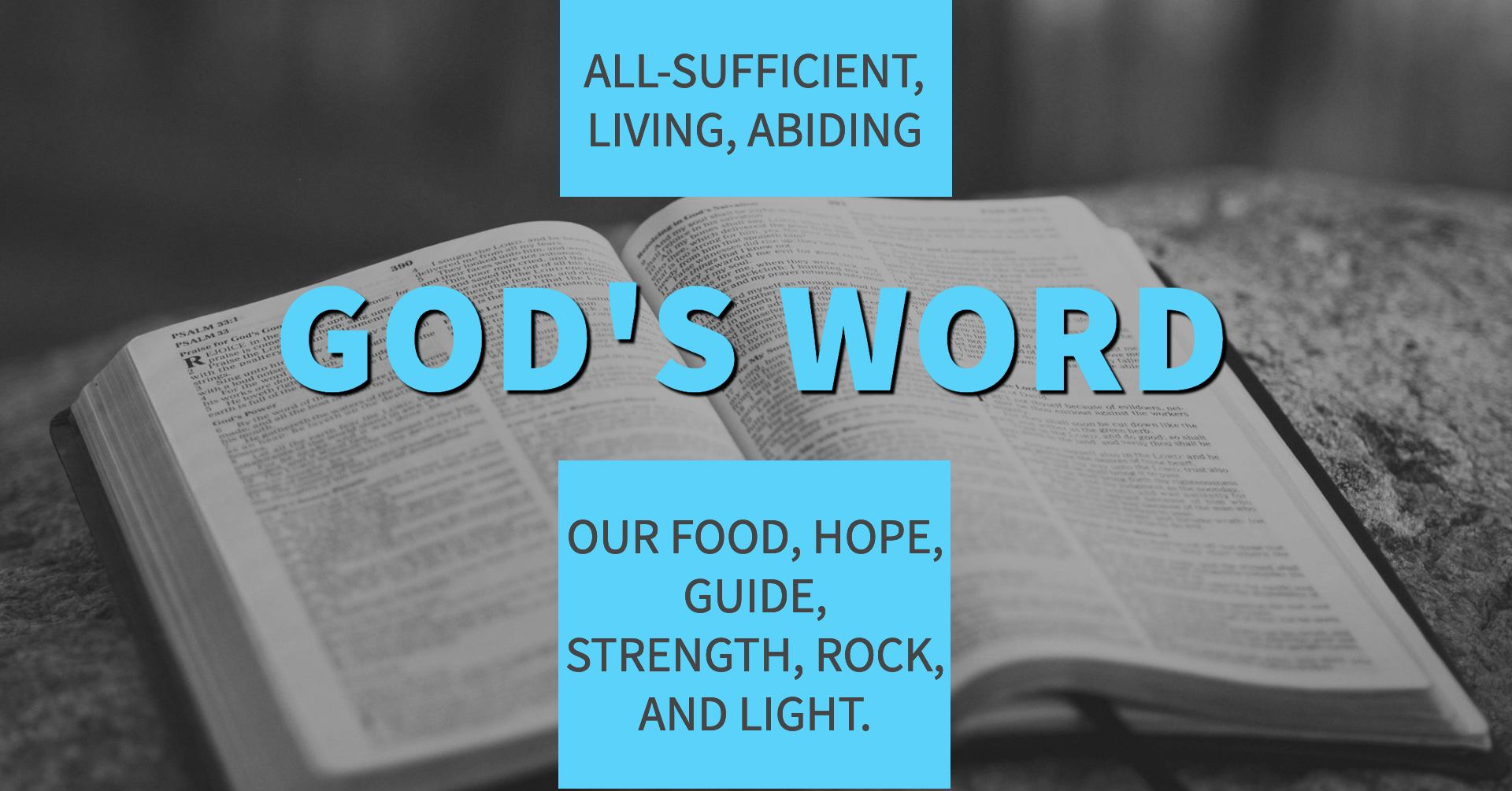 Scriptural Word God's Word — Scripture Paths