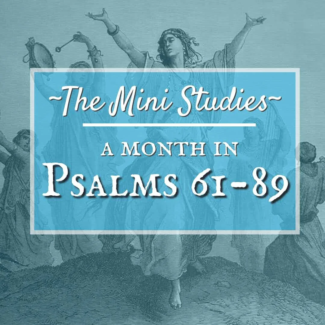 The Mini Studies - A Month in Psalms 61-89