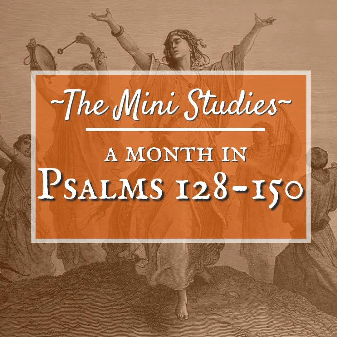 The Mini Studies - A Month in Psalms 128-150