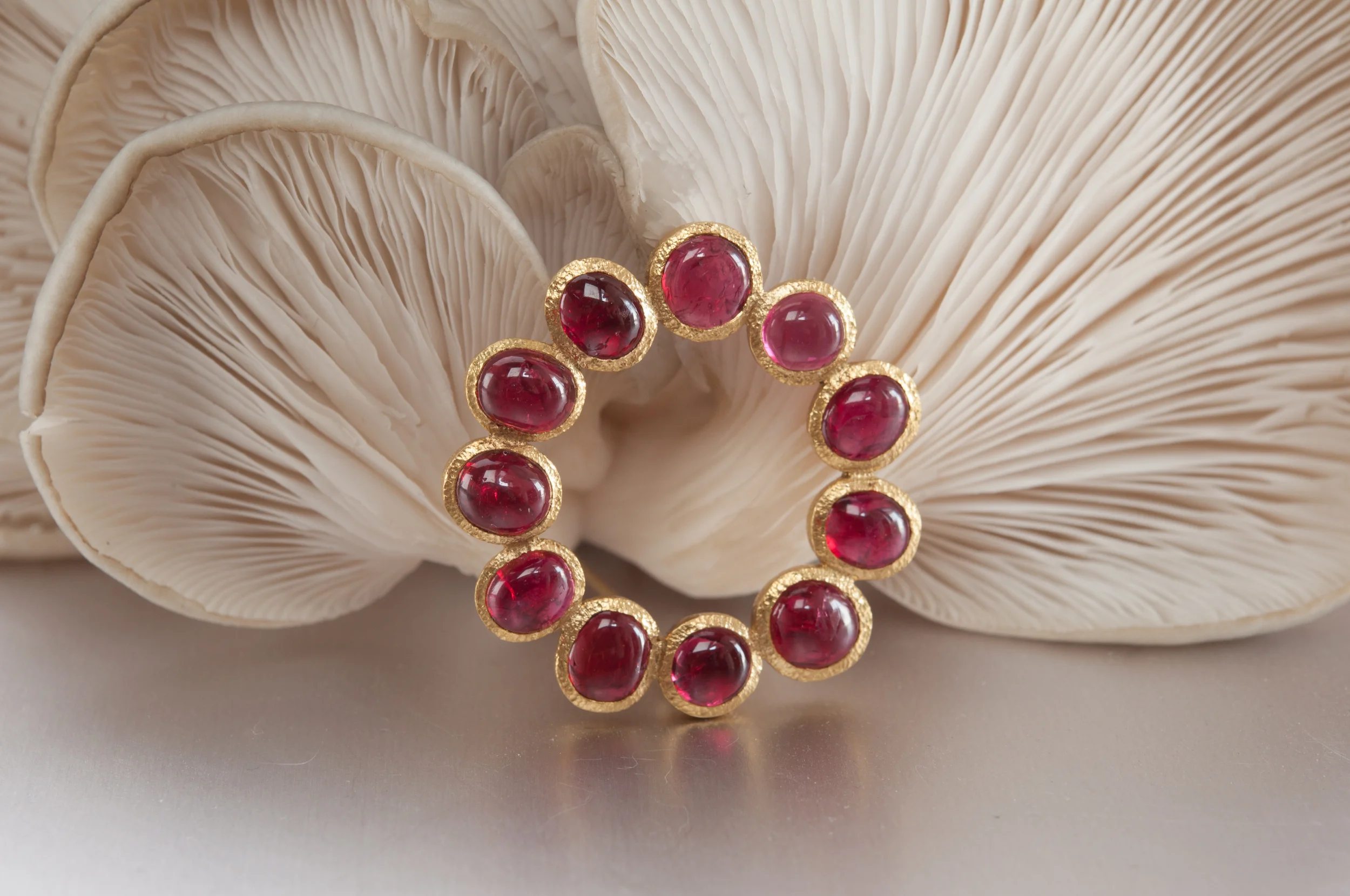 Spinel Brooch