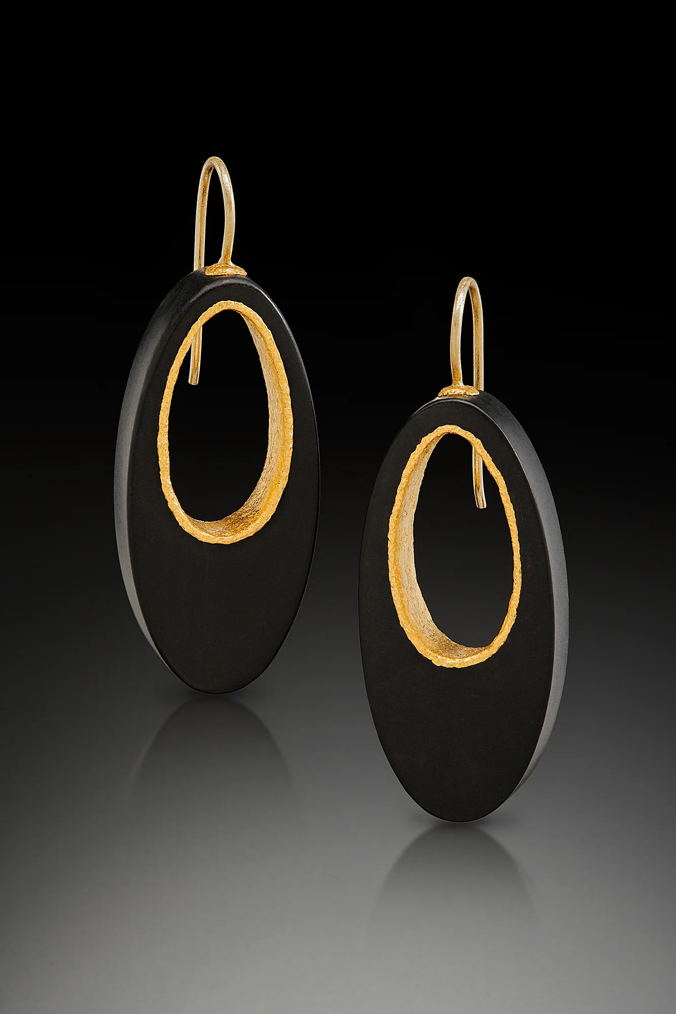 Black Jade Earrings