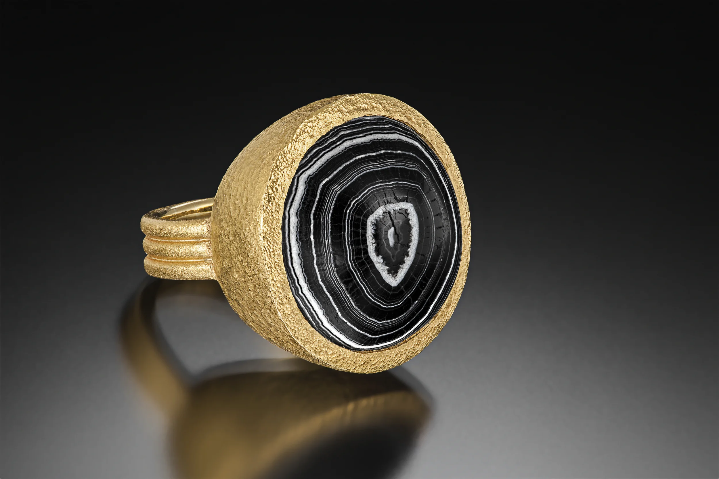 Banded Agate Ring