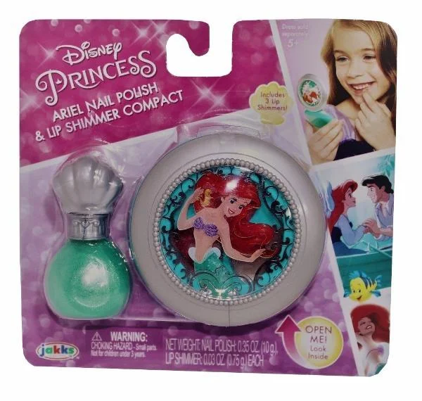 Ariel Nail Polish and Lip Shimmer Compact