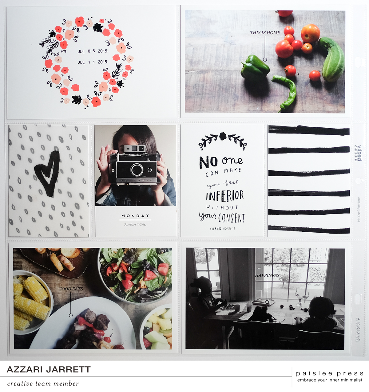 August Layouts with Paislee Press by Azzari Jarrett