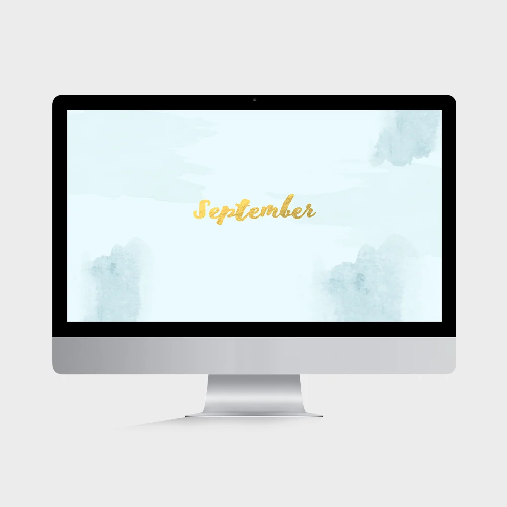 Free September Desktop Download | Azzari Jarrett